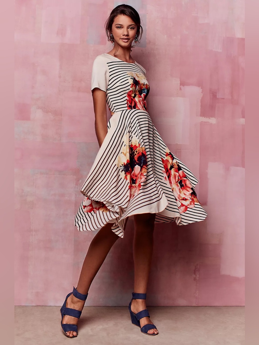 EUC Anthropologie Corey Lynn Calter Verna Midi Dress size 0